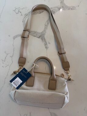 Target Universal Thread Canvas Mini Satchel Crossbody with Adjustable Strap